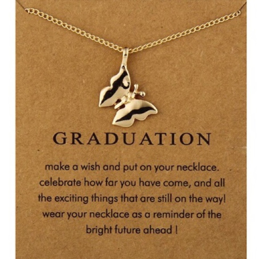 🎓Graduation necklace with inspirational card